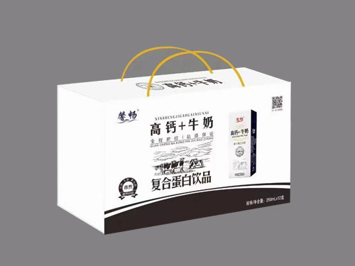 高鈣+牛奶復合蛋白飲品木盒